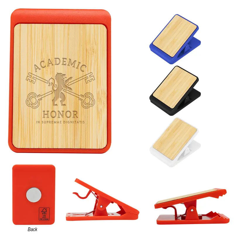 Bamboo-Inspired Magnetic Document Holder 1