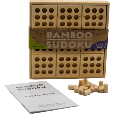 Bamboo Sudoku Set – Eco-Friendly Number Logic Game 1