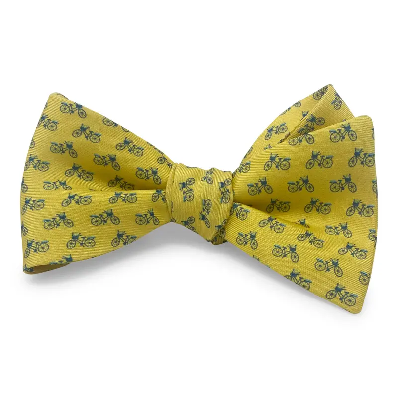 Basket & Bike Yellow Bow Clip 1