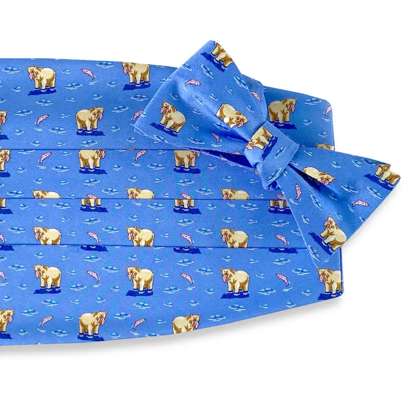 Bear Necessities Cummerbund Ensemble – Deep Blue 1