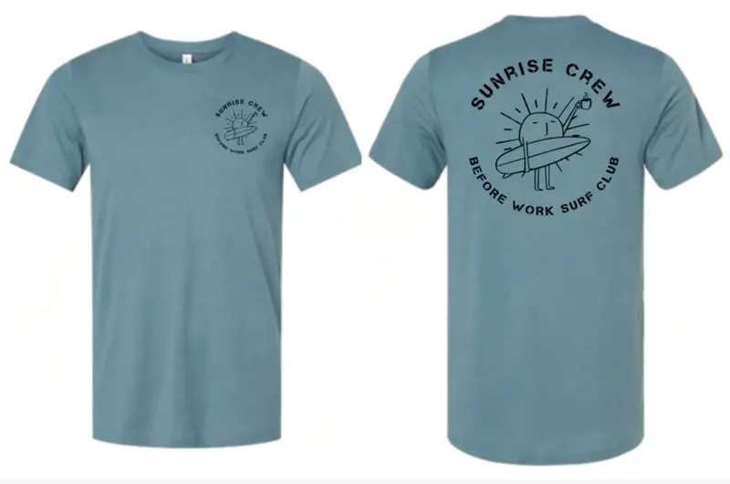 Before Work Surf Club Short-Sleeve Tees – Assorted Coastal Graphics