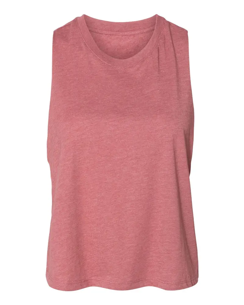 Bella+Canvas Cropped Racerback Tank – Lightweight Women'S Style 1