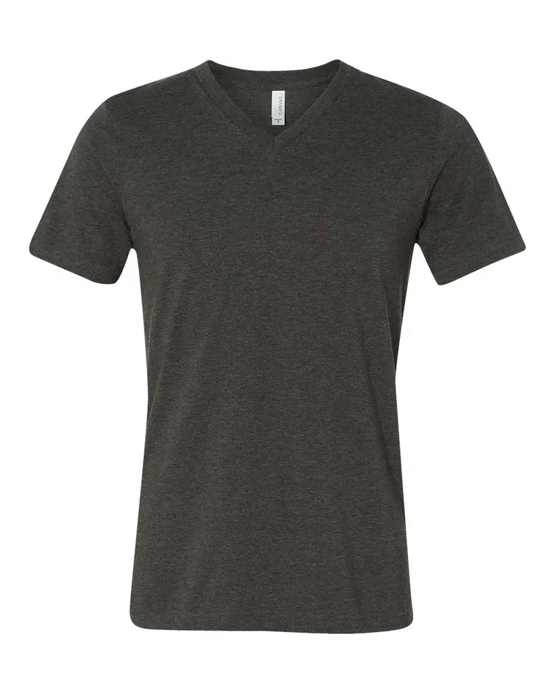 Bella+Canvas Soft-Feel Unisex V-Neck T-Shirt – Cvc Jersey Fabric 1
