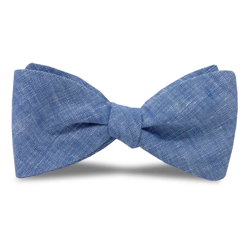 Bellefonte Light Blue Carolina Cotton Bow Tie 1