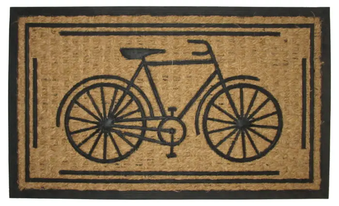 Bike Lover Rubber-Backed Coir Doormat 1