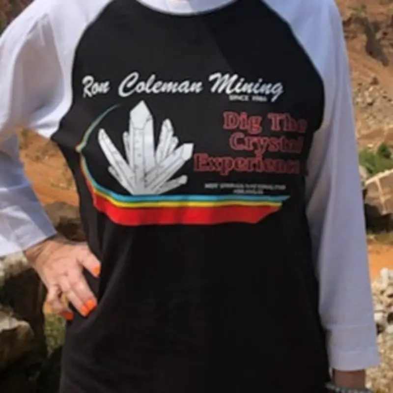 Black Ron Coleman Mining Souvenir T-Shirt – Classic Logo Tee 1