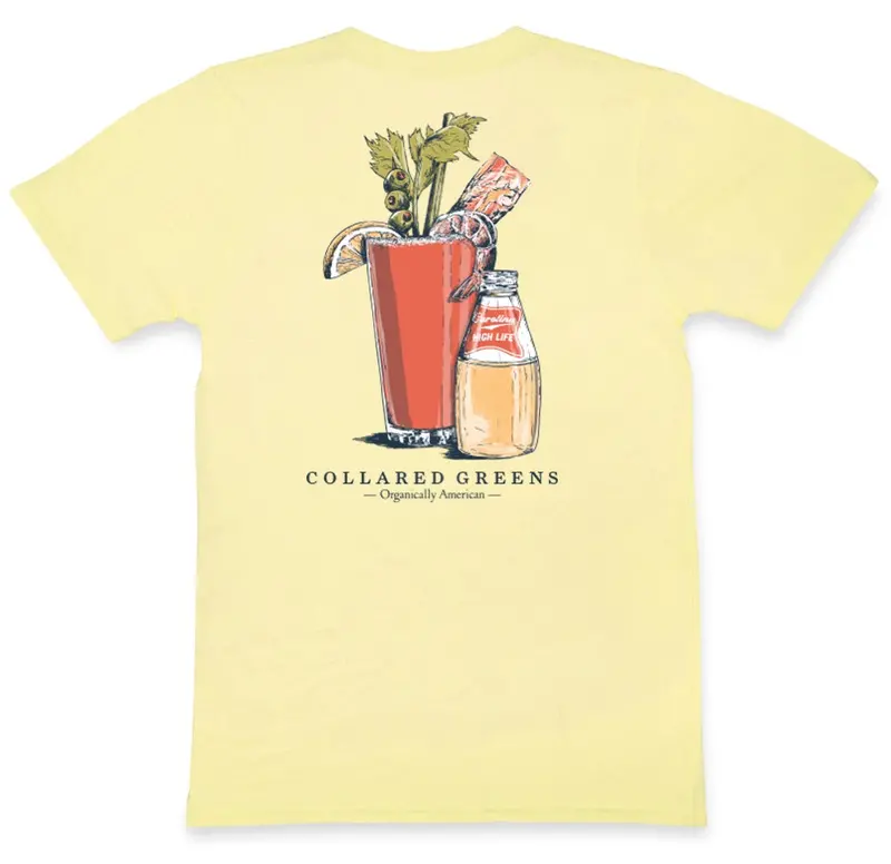 Bloody Mary Short-Sleeve Tee In Gold Hue (Small) 1