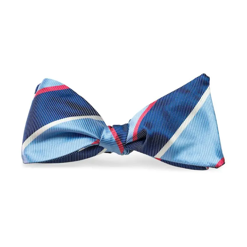 Blue And Navy Warrenton Bow Tie 1
