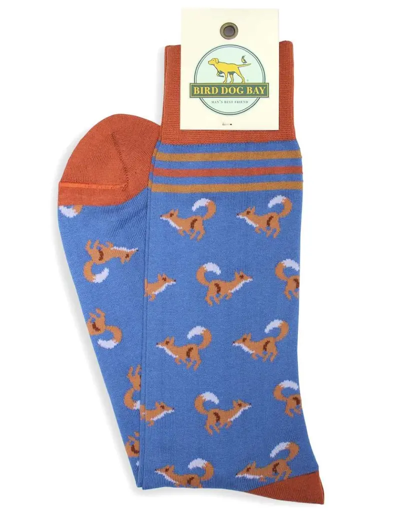 Blue Fleet Foxes Indie Band Socks 1