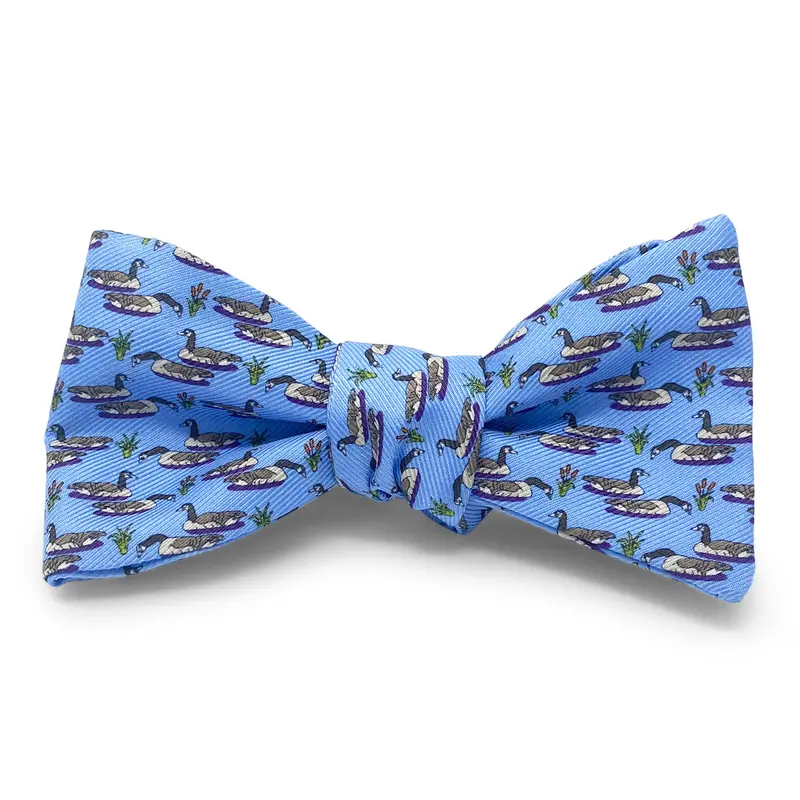Blue Goose Design Hair Bow 1