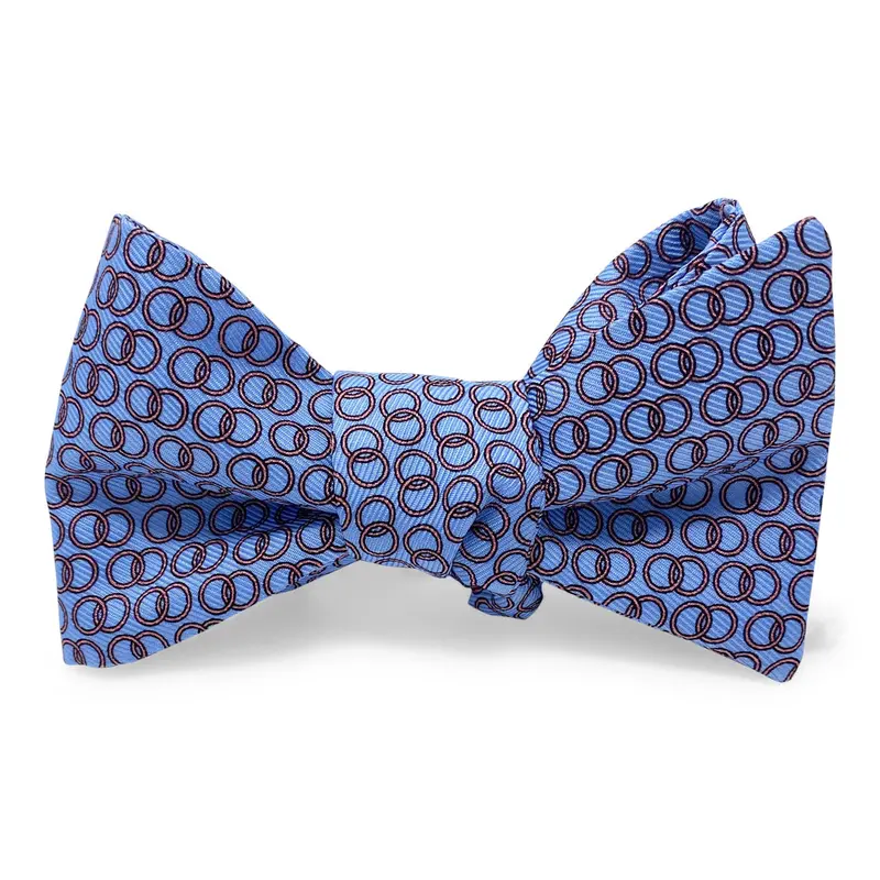 Blue Ring-Style Hair Bow 1