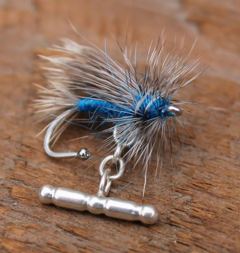 Blue Stimulator Fly-Link Tie Set 1