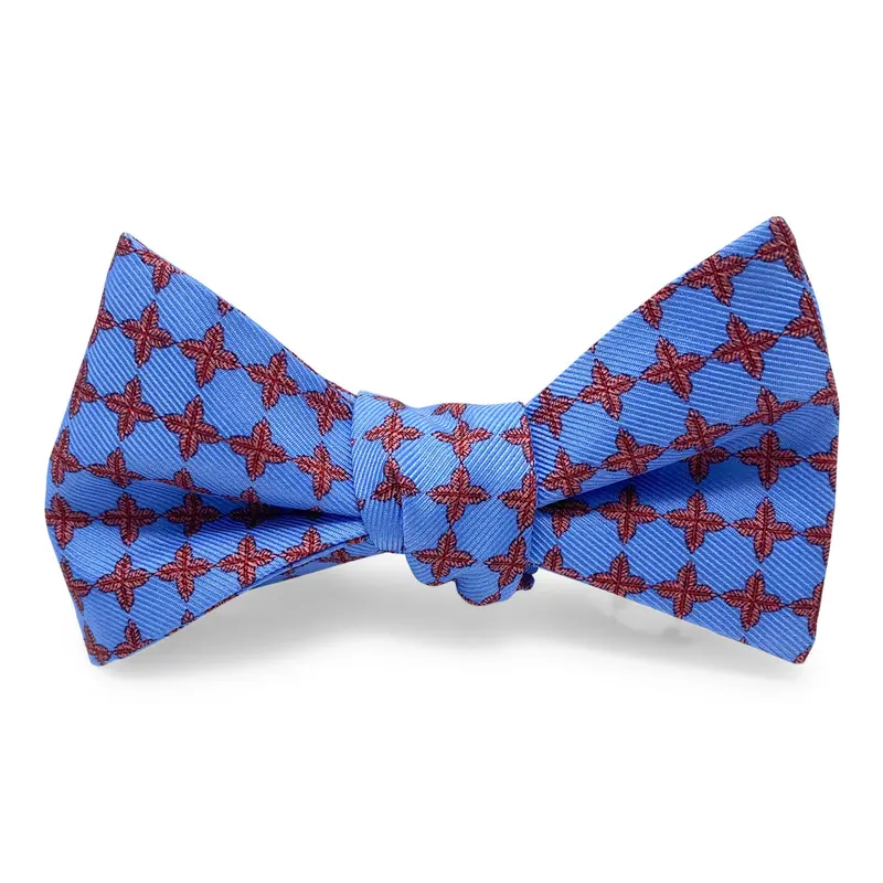 Blue Wheaties-Inspired Hair Bow 1