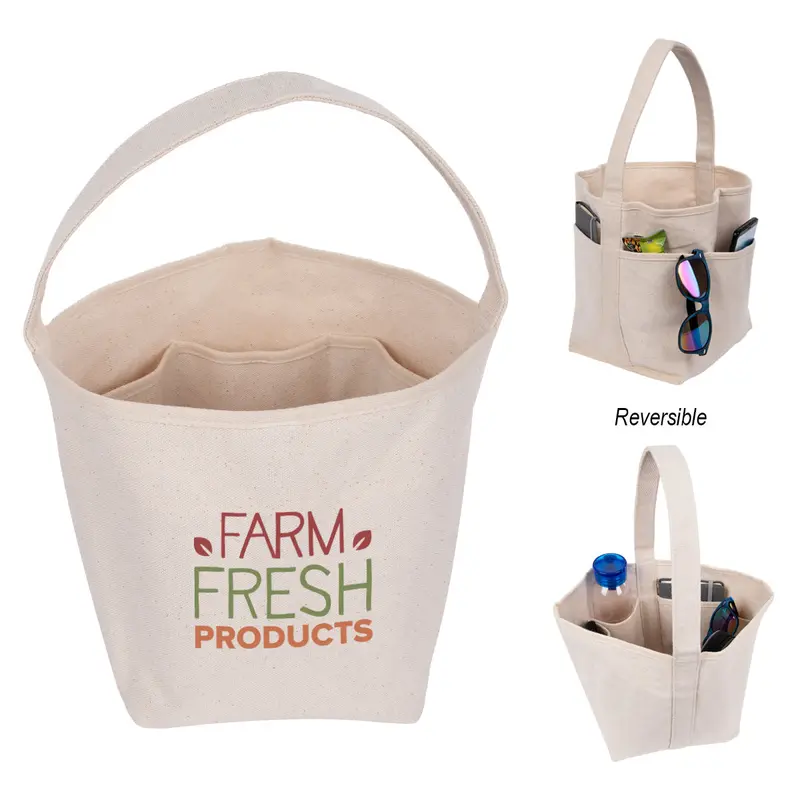 Botanical Garden Tote – Artistic Cotton Carryall 1