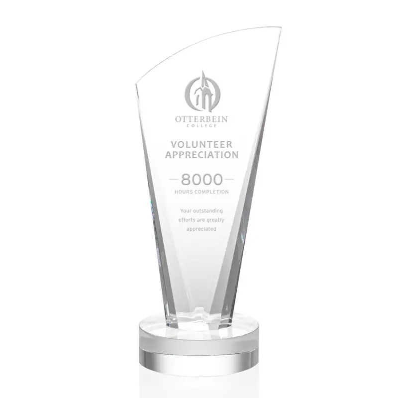 Brampton Clear Acrylic Award – 12.5 Inch Tall 1