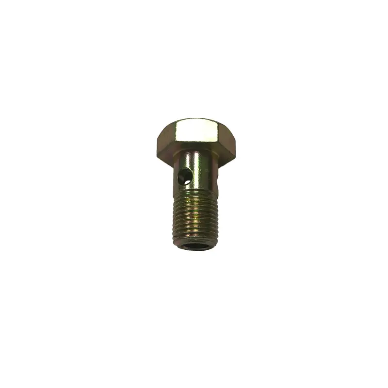 Brass Banjo Fitting Bolt For Round-Style Brake Line Connections 1