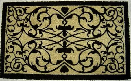 Brigadier-Themed Vinyl-Coated Coir Doormat 1