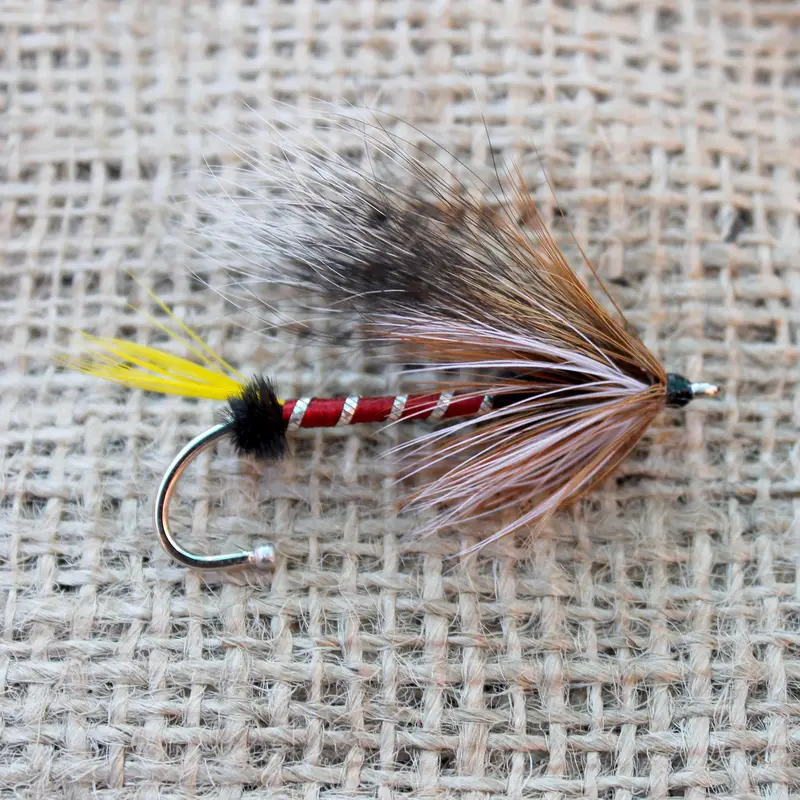 Bucktail Coachman Lapel Pin 1