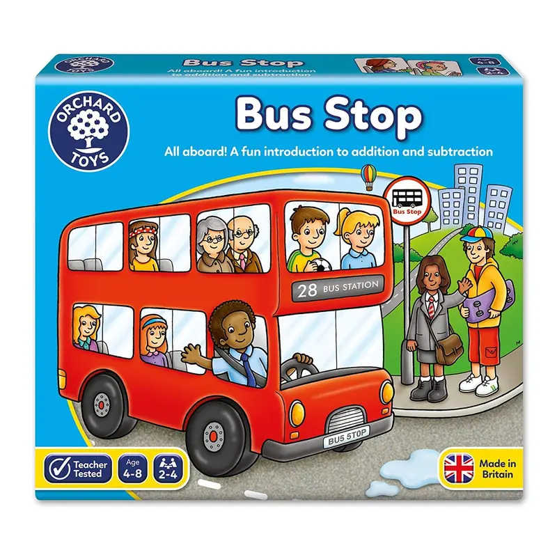 Bus Stop – Orchard Toys Addition And Subtraction Board Game 1