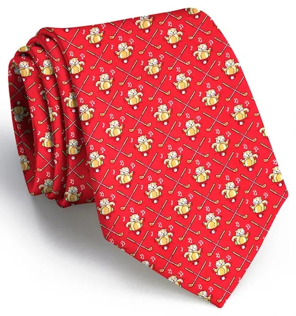 Bushwood Boogie Red Boys' Necktie 1