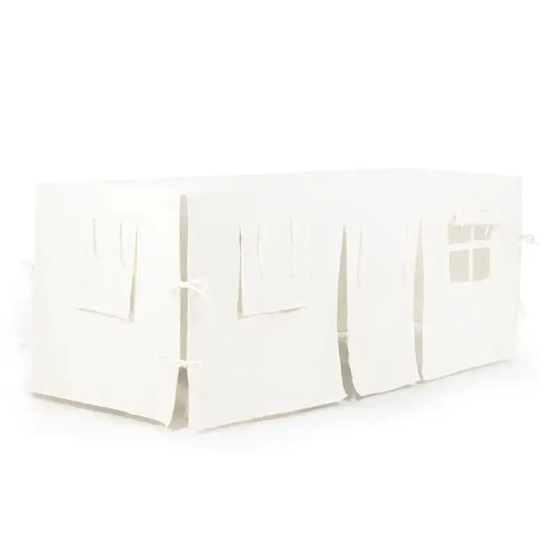 Cabin-Style Loft Table Bed – Compact 90X200 Cm Sleeping & Play Space 1