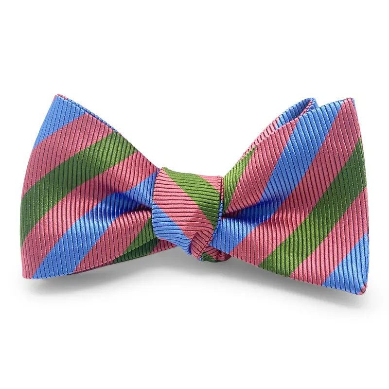 Cagney Pink Blue And Green Bow Tie 1