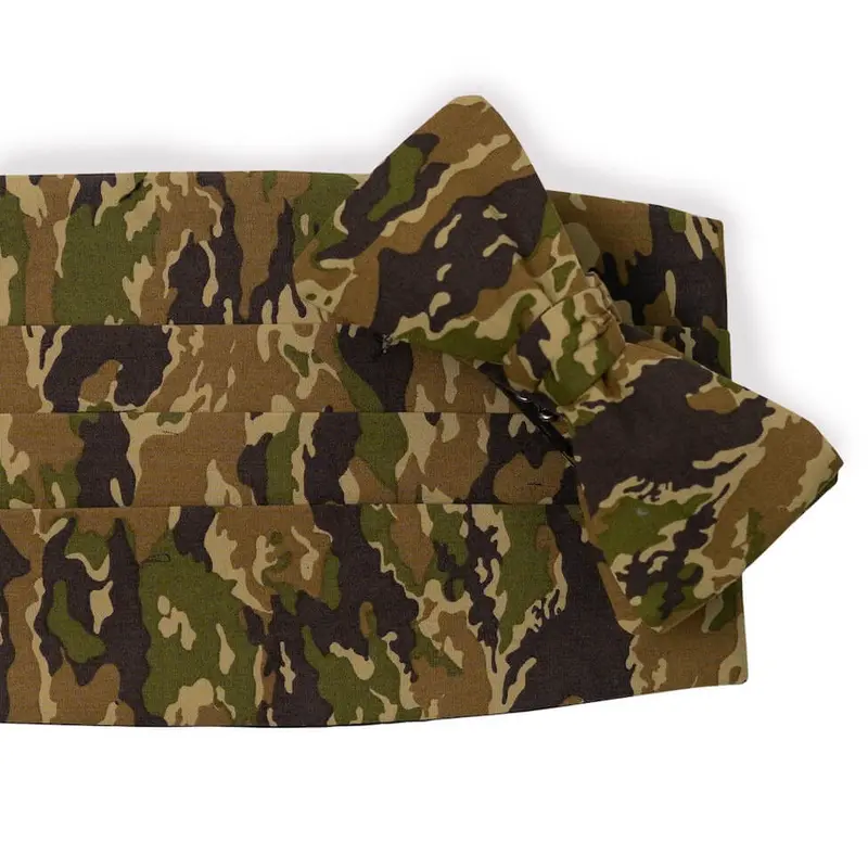 Camo Carolina Cotton Cummerbund Set 1