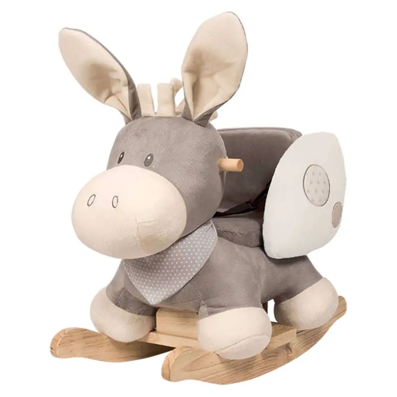 Cappuccino Rocker Donkey – Wooden Balance Toy 1