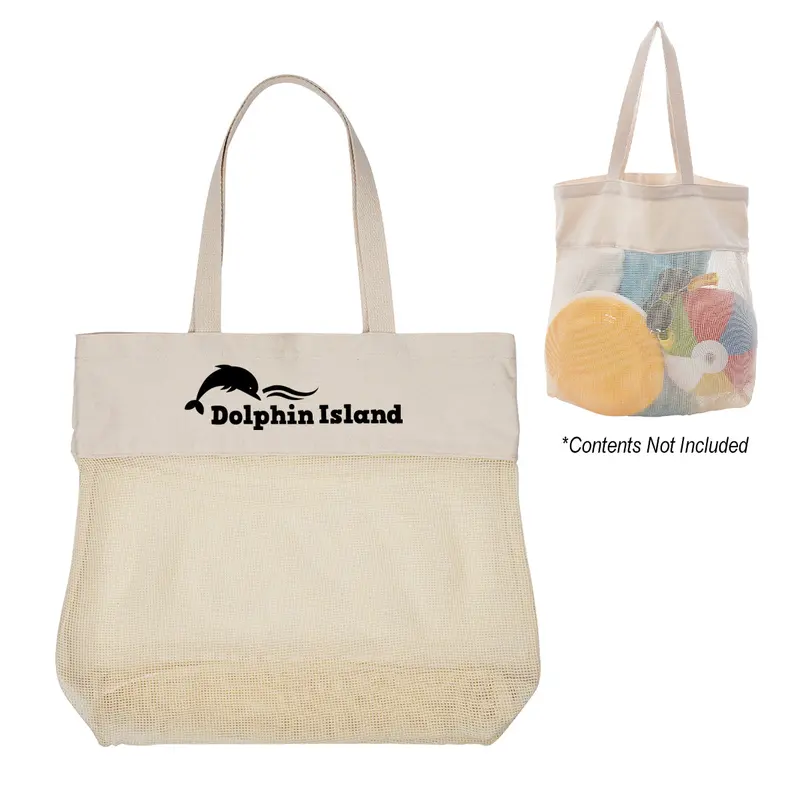 Carlisle Cotton Mesh Tote Bag For Everyday Carry 1