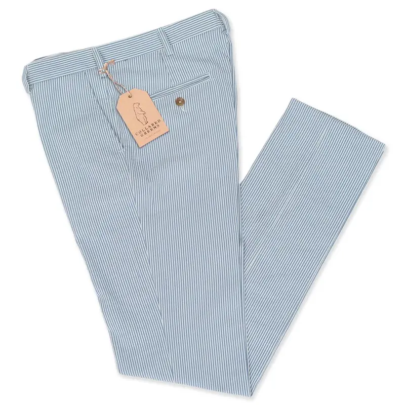 Carolina Blue Seersucker Pants – Lightweight Lowcountry Style 1