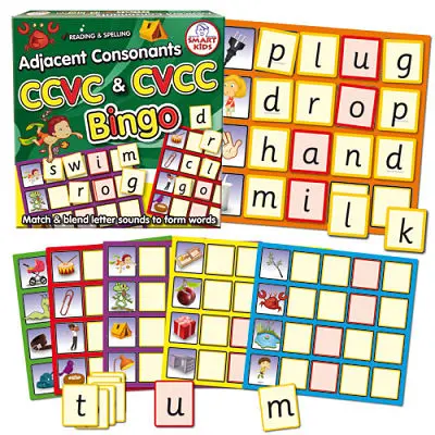 Ccvc & Cvcc Word Bingo – Early Reading Skills Game 1