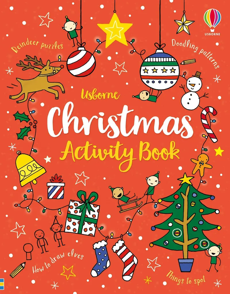 Christmas-Themed Activity Book For Kids 1