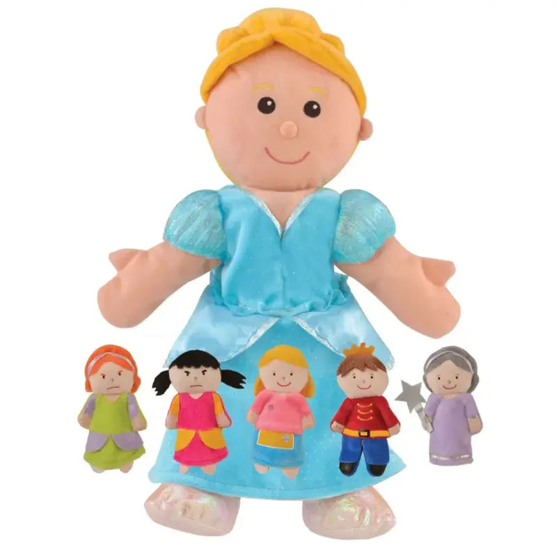 Cinderella Hand Puppet – Soft Fabric Puppet For Imaginative Play 1