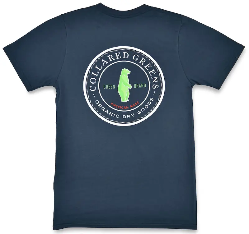 Circle Logo Short Sleeve T-Shirt – Steel Blue 1