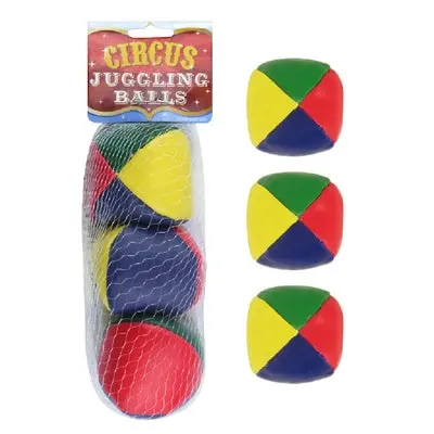 Circus Juggling Balls – 3-Ball Set In Carry Net 1
