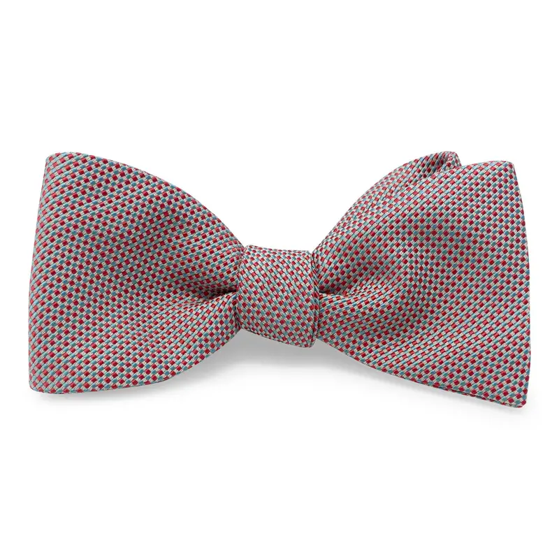 Clapton-Inspired Red And Blue Bow Tie 1
