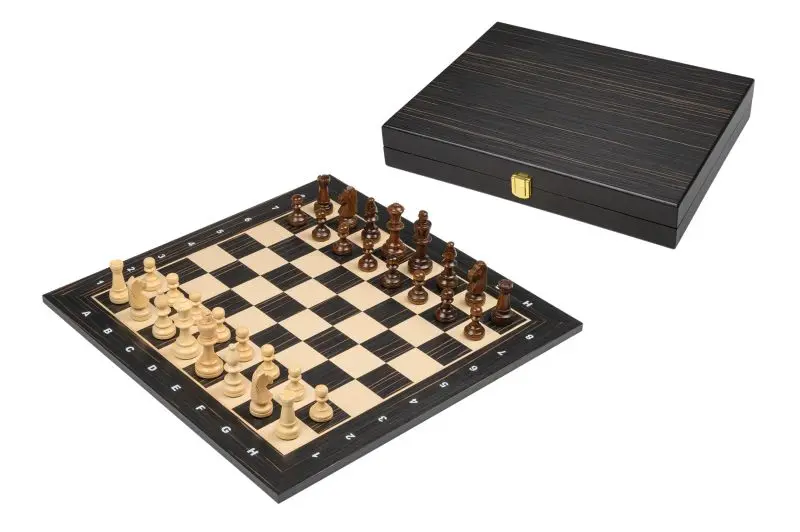 Classic Chess Set – Black Pieces, 50Mm King Height, Tournament-Ready 1