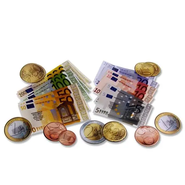 Clever Kidz Magnetic Euro Money Teaching Set (140-Piece Tub) 1