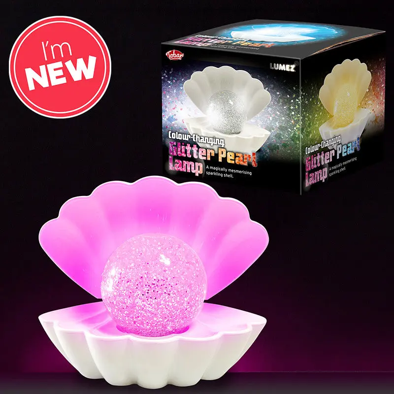 Color-Shifting Glitter Pearl Nightlight Lamp 1