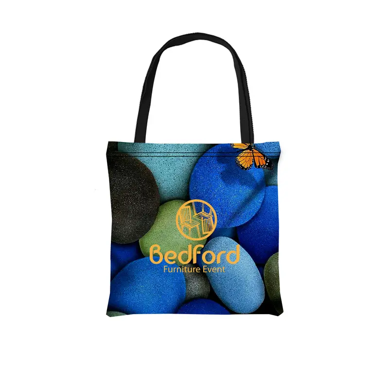 Compact 12" X 12" Polyester Zip Or Drawstring Bag 1