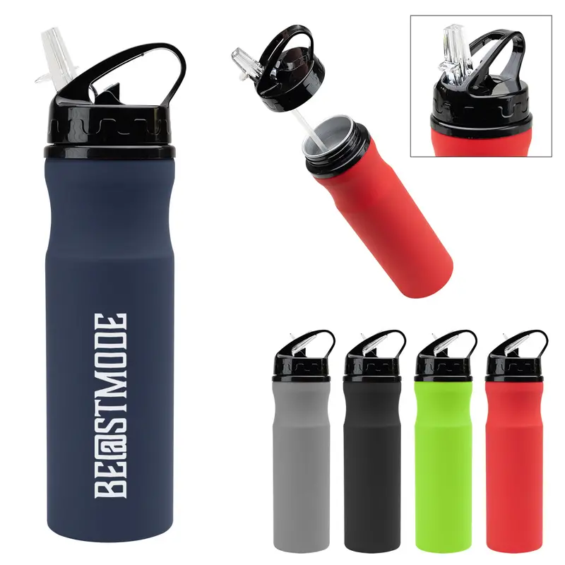 Compact 24 Oz Memphis Aluminum Cycling Water Bottle 1