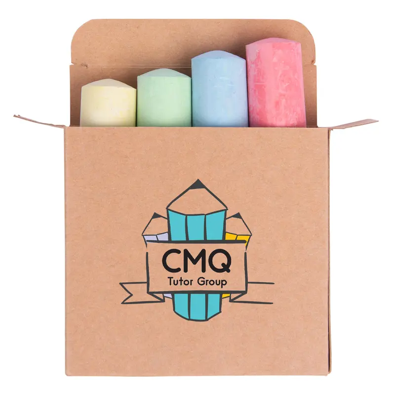 Compact 4-Piece Colored Chalk Collection 1