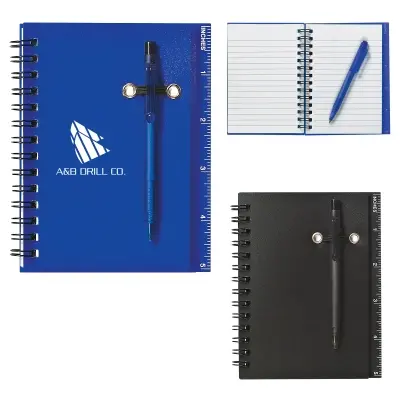 Compact Spiral Notebook With Stylus Pen 1