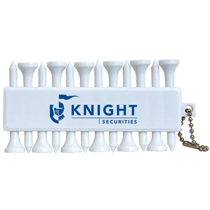 Convenient Keychain-Attached Tee Pack For On-The-Go Golfers 1