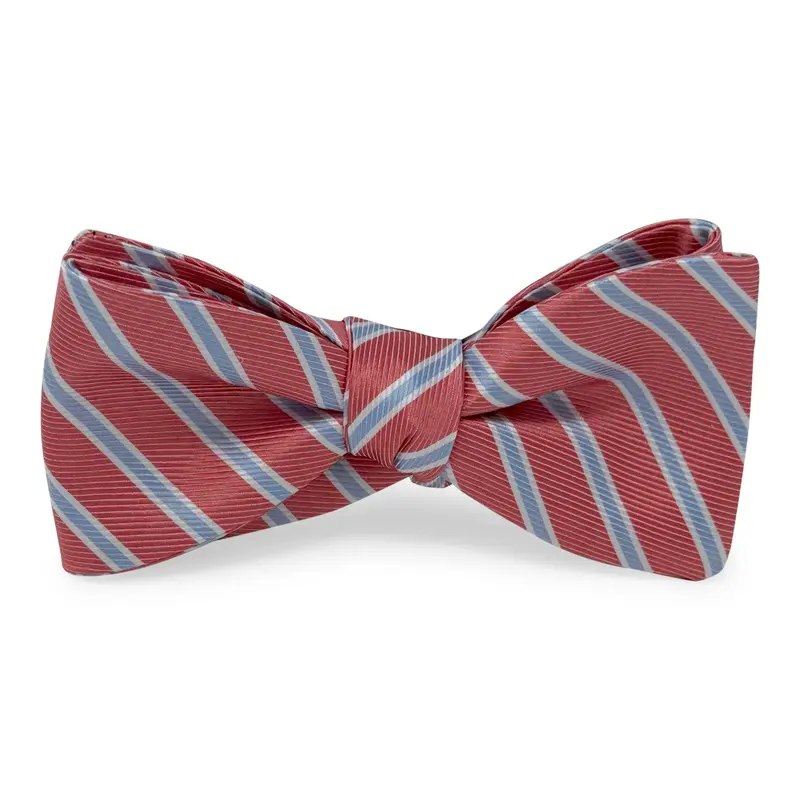 Coral And Light Blue Bow Tie Inspired By Whitman 1