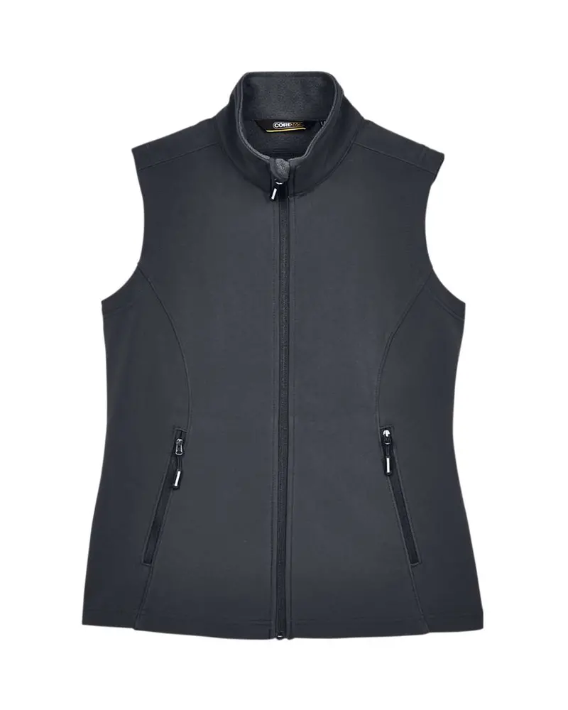 Core365 Lightweight Fleece-Bonded Softshell Vest For Women 1