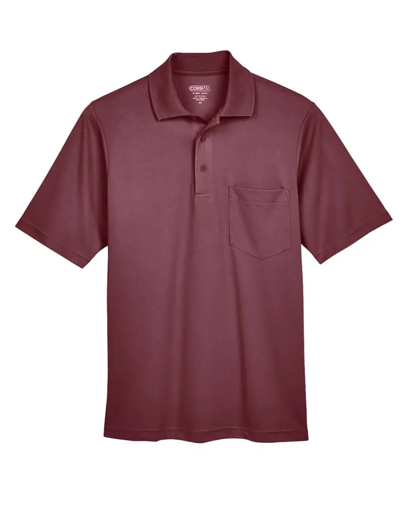Core365 Origin Performance Pique Polo For Men – Pocket Detail 1