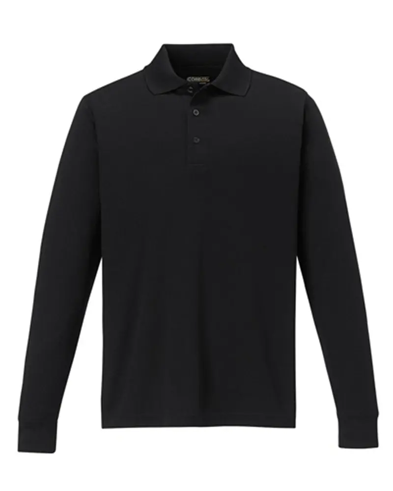 Core365 Tall Pinnacle Performance Long-Sleeve Pique Polo 1