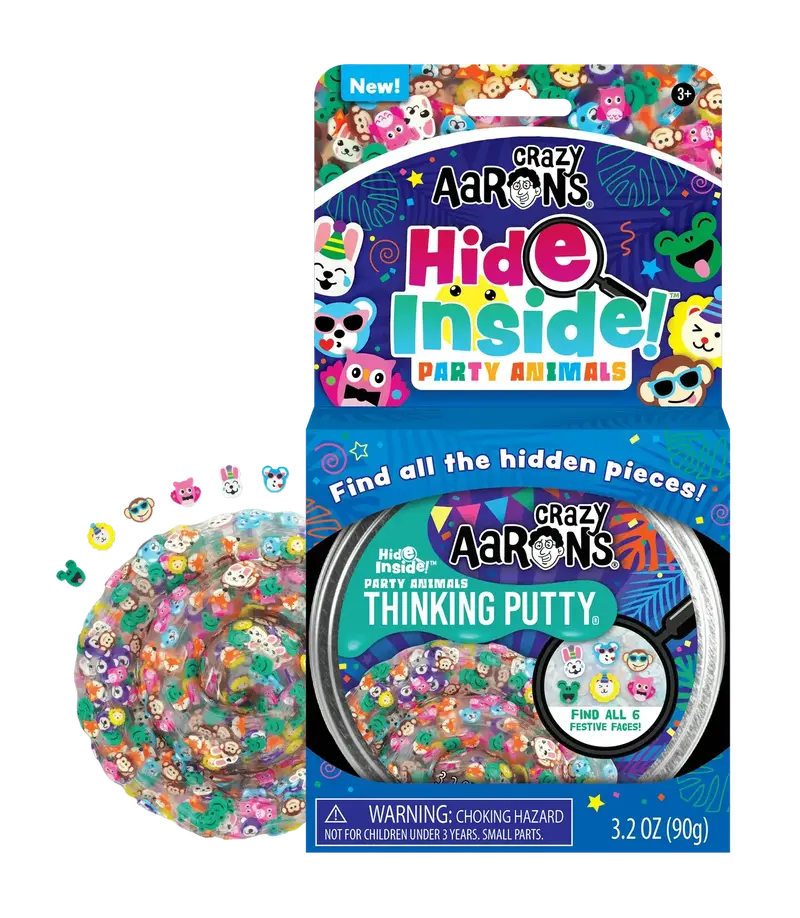 Crazy Aaron'S Hide-Inside Party Animal Thinking Putty 1