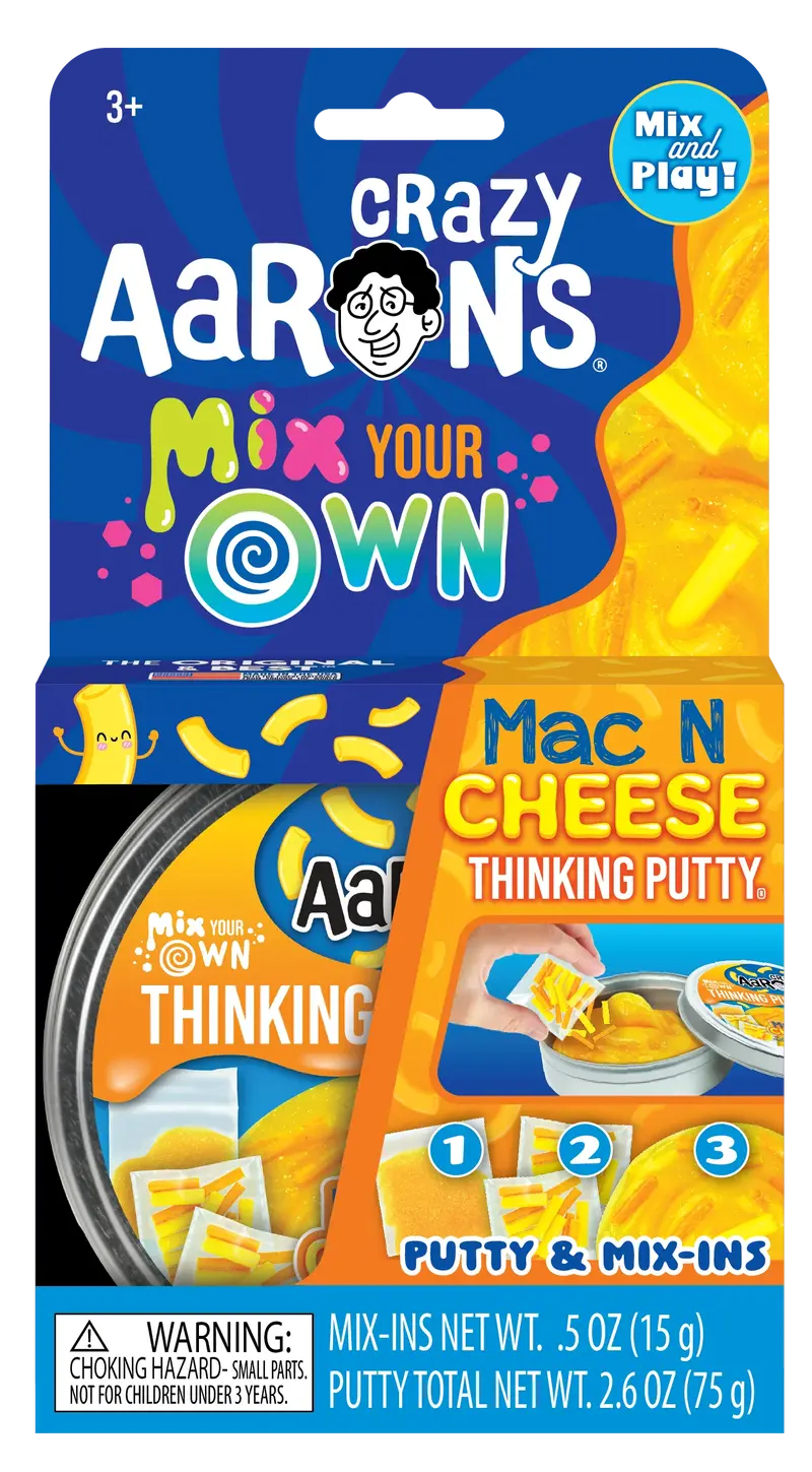 Crazy Aaron’S Mix-Your-Own Mac N’ Cheese Putty – Customizable Texture Kit 1